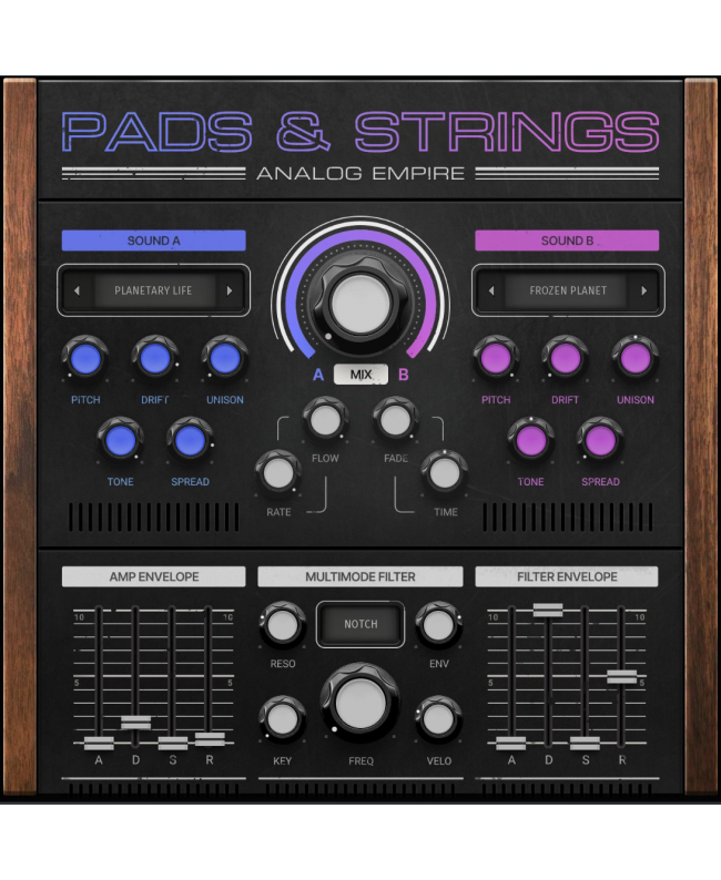MELDA Analog Empire: Pads and Strings Virtuelle Instrumente & Sampler