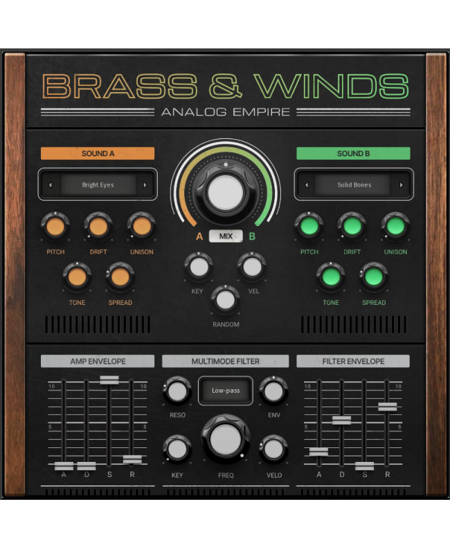 MELDA Analog Empire: Brass and Winds Virtual Instruments & Samplers