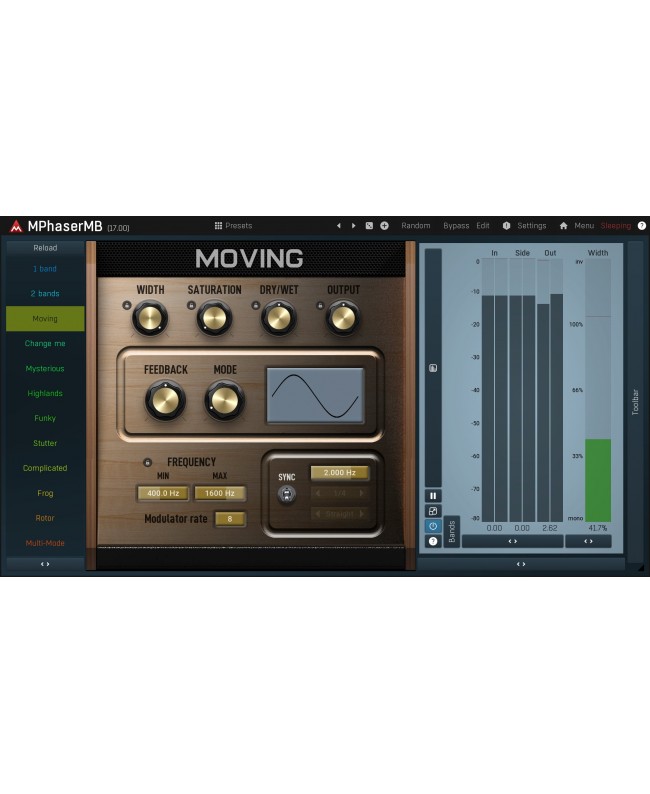 MELDA MPhaserMB Plugins audio & effetti