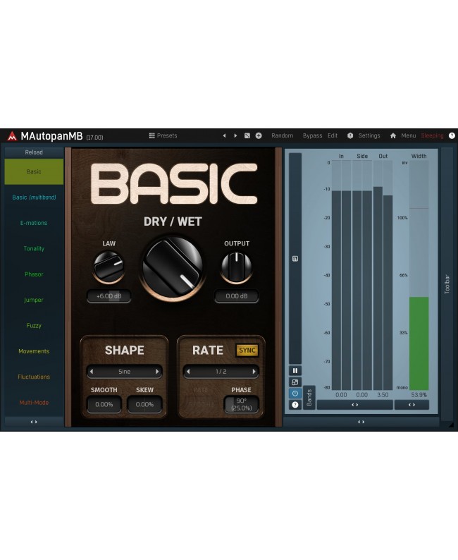 MELDA MAutopanMB Audio & Effect Plug-Ins