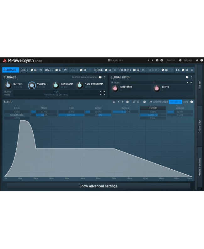 MELDA MPowerSynth Strumenti virtuali & sampler