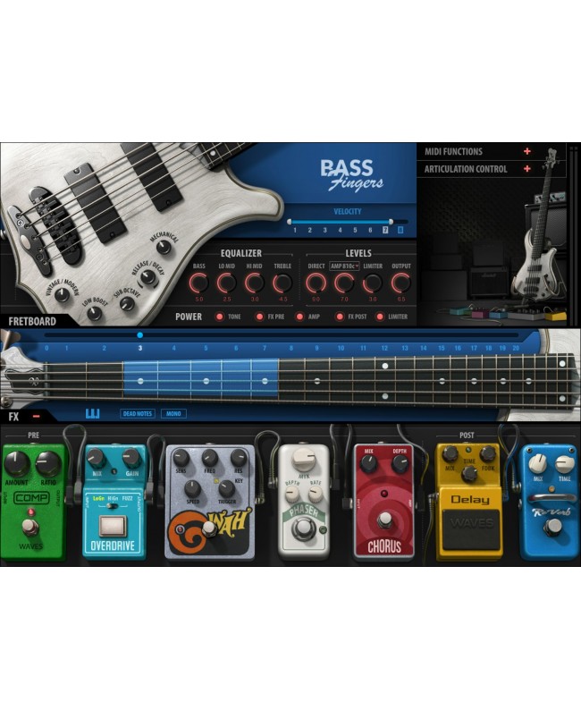 WAVES Bass Fingers Audio- & Effektplugins