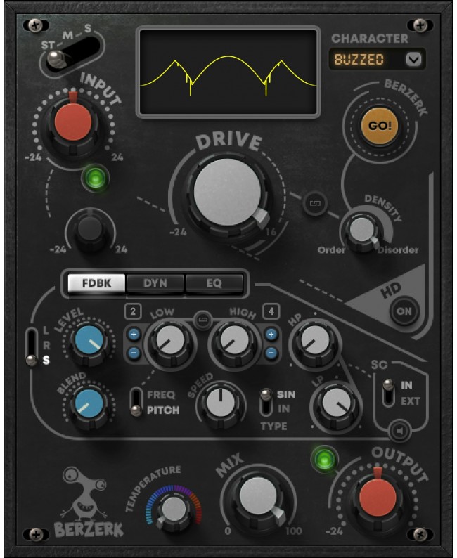 WAVES Berzerk Distortion Audio & Effect Plug-Ins