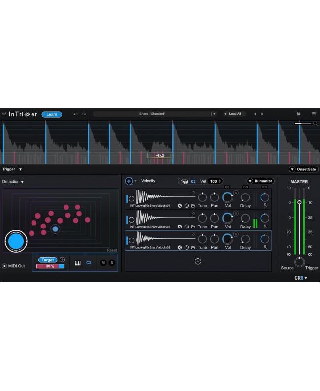WAVES InTrigger Drum Replacer Audio & Effect Plug-Ins