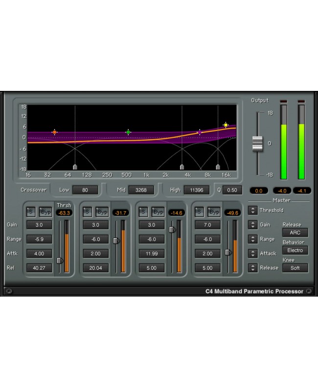 WAVES C4 Multiband Compressor Plugins audio & effetti