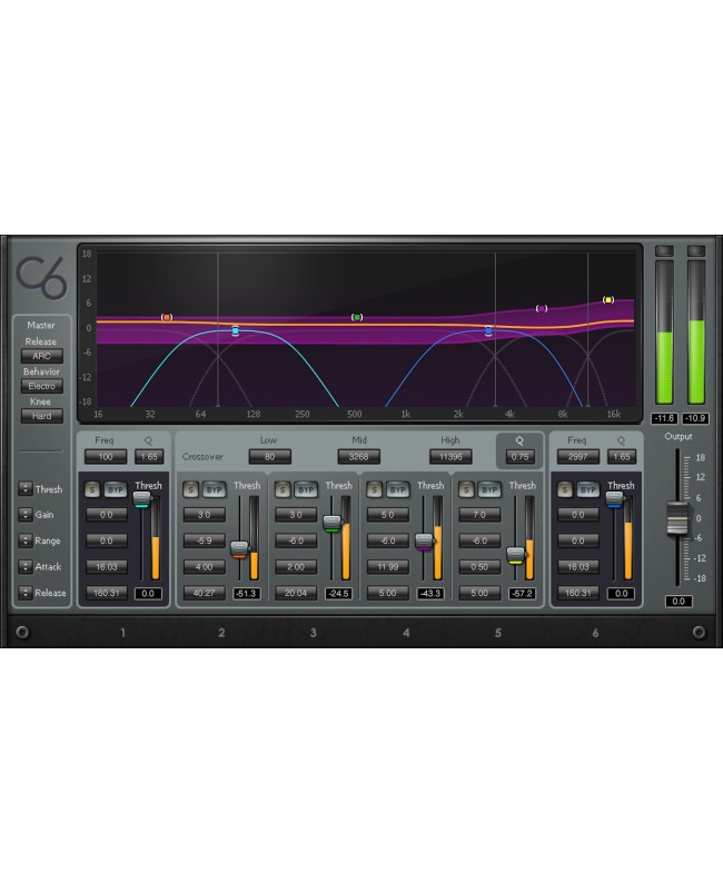 WAVES C6 Multiband Compressor Audio & Effect Plug-Ins