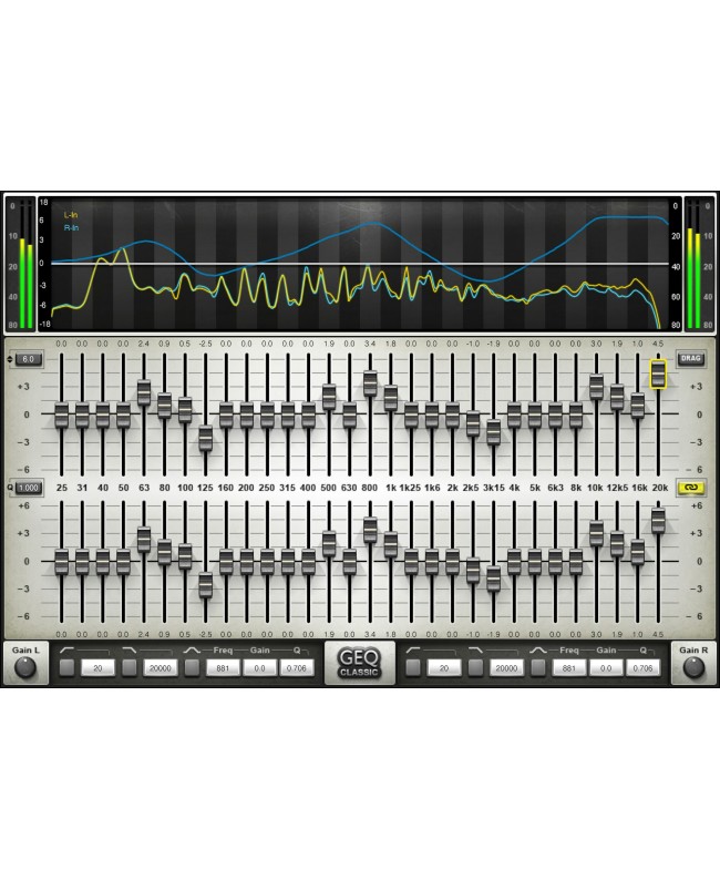 WAVES GEQ Graphic Equalizer Plugins audio & effetti