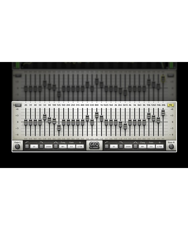 WAVES GEQ Graphic Equalizer Audio & Effect Plug-Ins