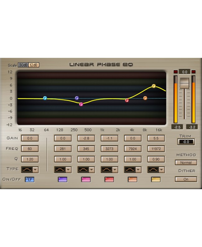 WAVES Linear Phase EQ Plugins audio & effetti