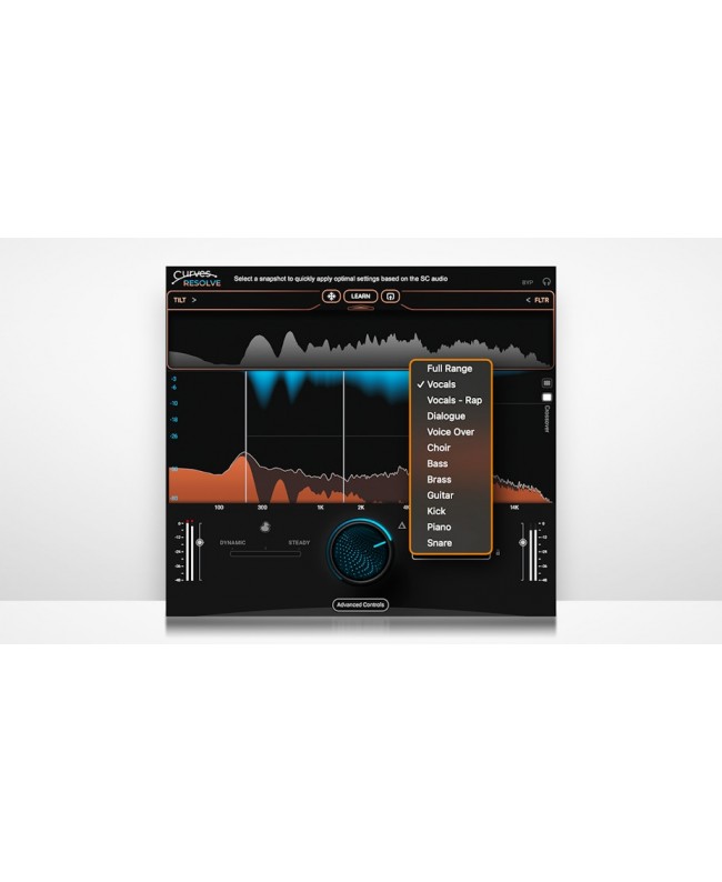 WAVES Curves Resolve Plugins audio & effetti