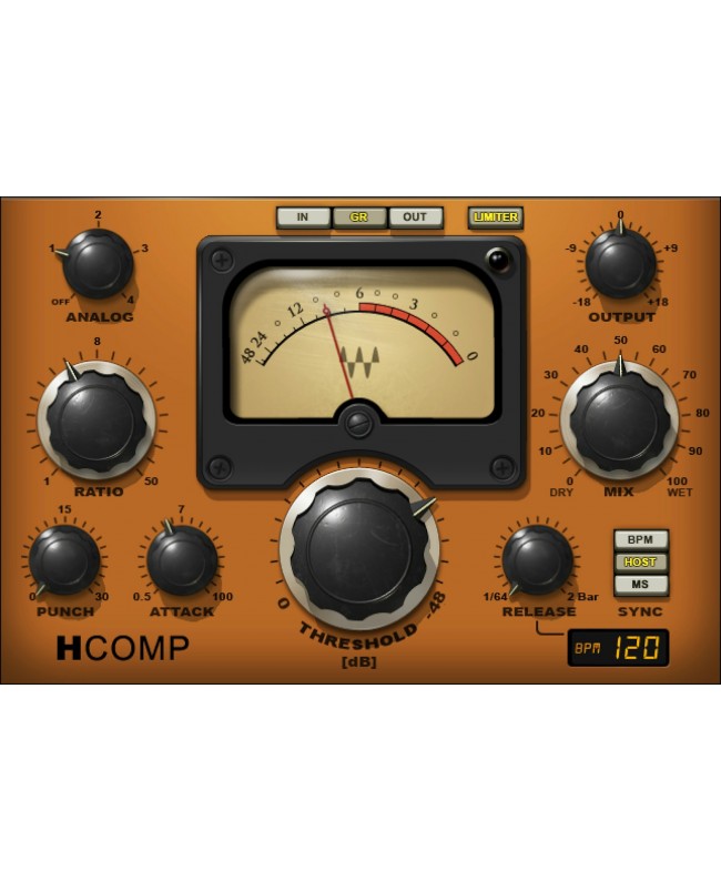 WAVES H-Comp Hybrid Compressor Audio- & Effektplugins