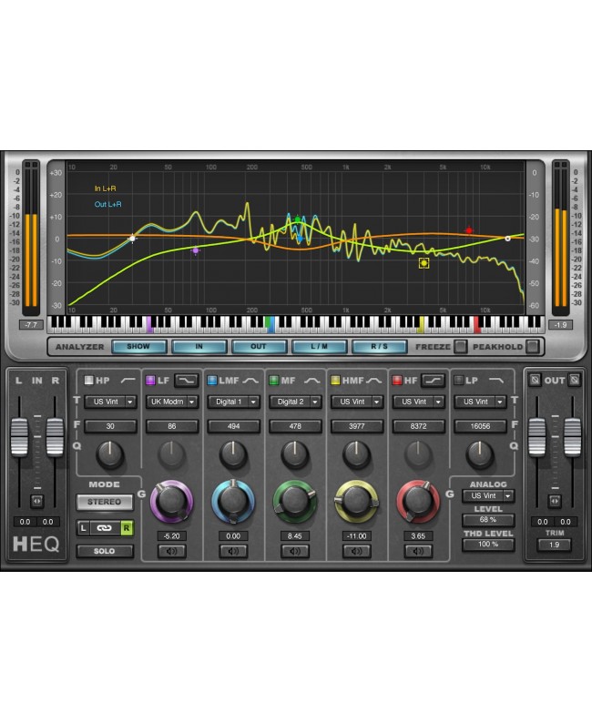 WAVES H-EQ Hybrid Equalizer Audio- & Effektplugins