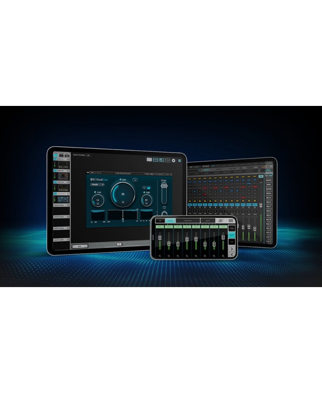 WAVES Mixer live eMotion LV1 - 16 canali St. Plugins audio & effetti