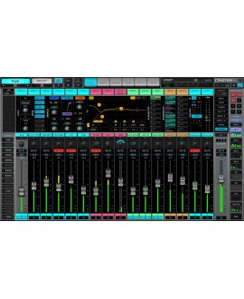 WAVES Mixer live eMotion LV1 - 32 canali St. Plugins audio & effetti