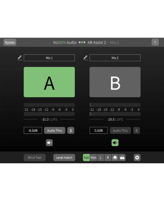 NUGEN Audio NUGEN AB Assist 2 Audio- & Effektplugins