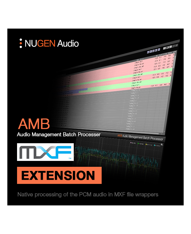 NUGEN Audio NUGEN AMB MXF Module Plugins audio & effetti