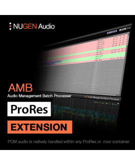 NUGEN Audio NUGEN AMB ProRes Module Plugins audio & effetti