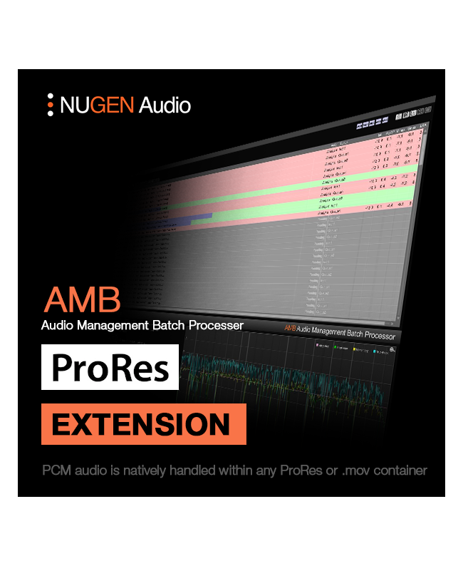 NUGEN Audio NUGEN AMB ProRes Module Audio- & Effektplugins
