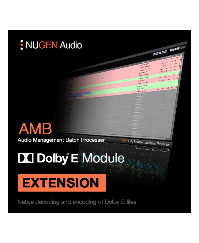 NUGEN Audio NUGEN AMB Dolby E Module Audio- & Effektplugins