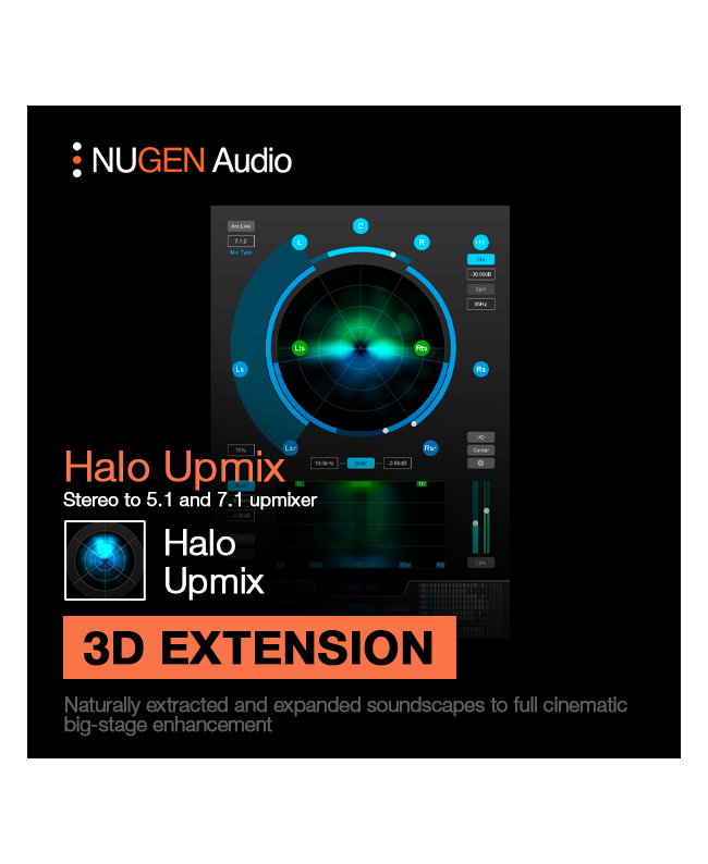 NUGEN Audio NUGEN Halo Upmix 3D Erweiterung Audio- & Effektplugins