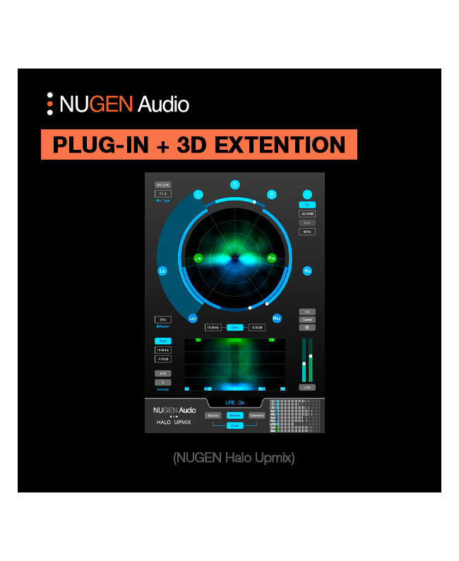 NUGEN Audio NUGEN Halo Upmix con estensione 3D Plugins audio & effetti