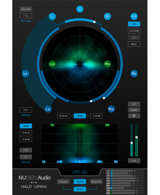 NUGEN Audio NUGEN Halo Upmix mit 3D-Erweiterung Audio- & Effektplugins
