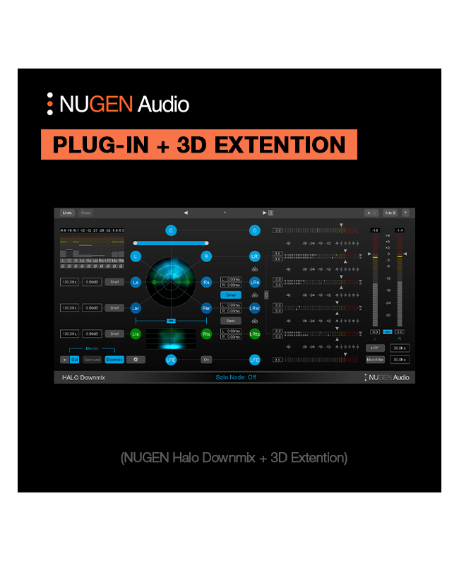 NUGEN Audio NUGEN Halo Downmx w 3D extension Audio & Effect Plug-Ins