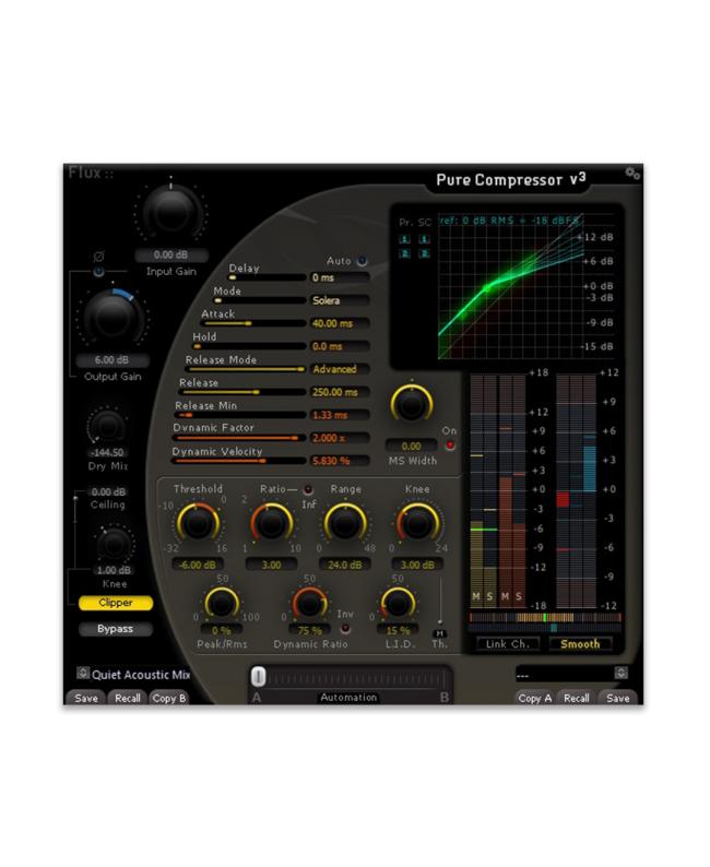 FLUX Pure Compressor Audio- & Effektplugins