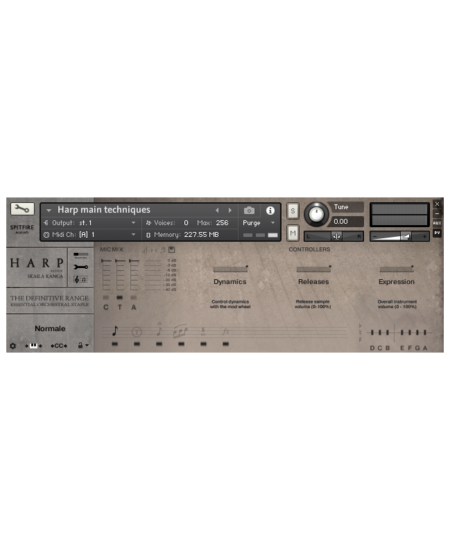 Spitfire Audio Spitfire Harp Virtual Instruments & Samplers