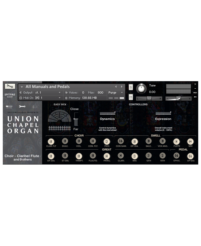 Spitfire Audio Union Chapel Organ Strumenti virtuali & sampler