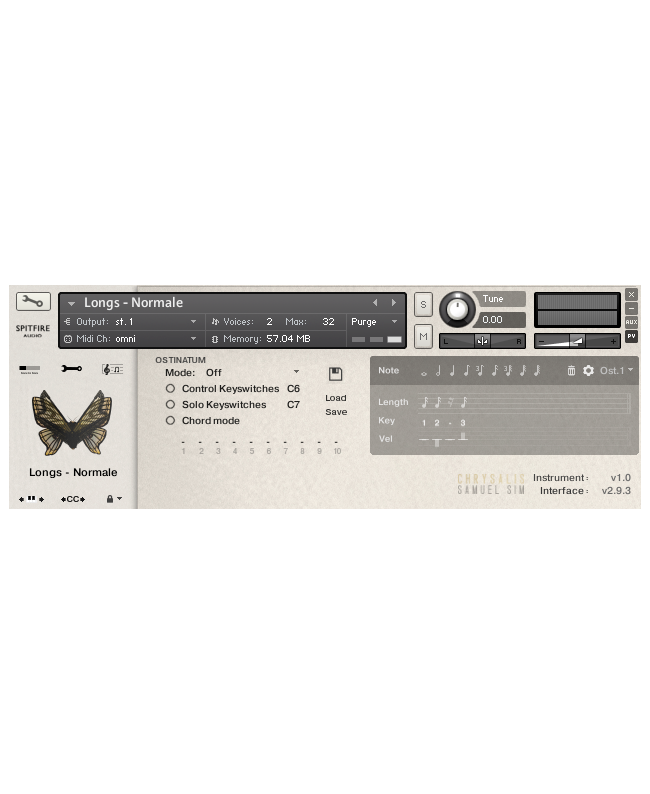 Spitfire Audio Samuel Sim - Chrysalis Virtual Instruments & Samplers
