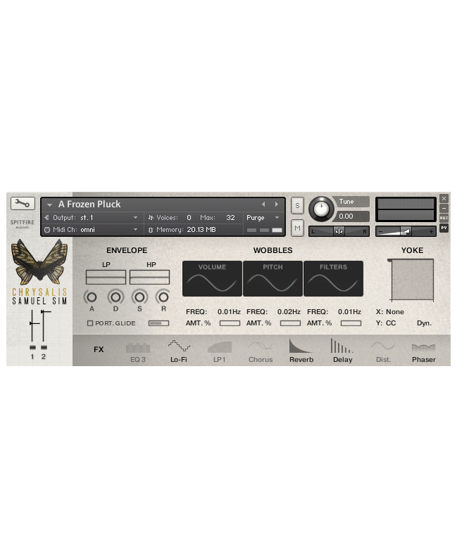 Spitfire Audio Samuel Sim - Chrysalis Virtuelle Instrumente & Sampler