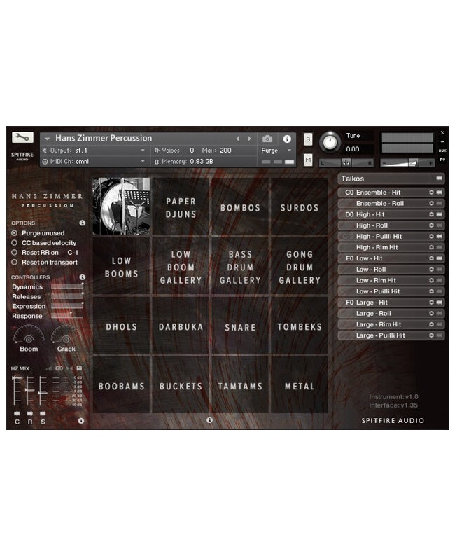 Spitfire Audio Hans Zimmer Percussion Strumenti virtuali & sampler