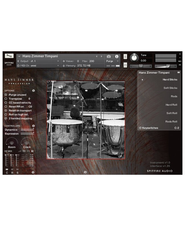 Spitfire Audio Hans Zimmer Percussion Virtual Instruments & Samplers