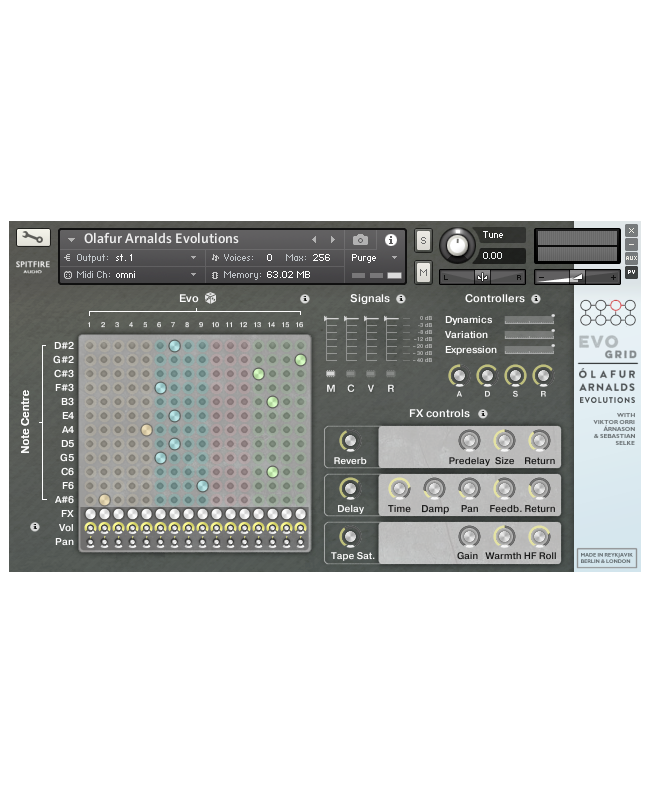 Spitfire Audio Olafur Arnalds Evolutions Virtuelle Instrumente & Sampler