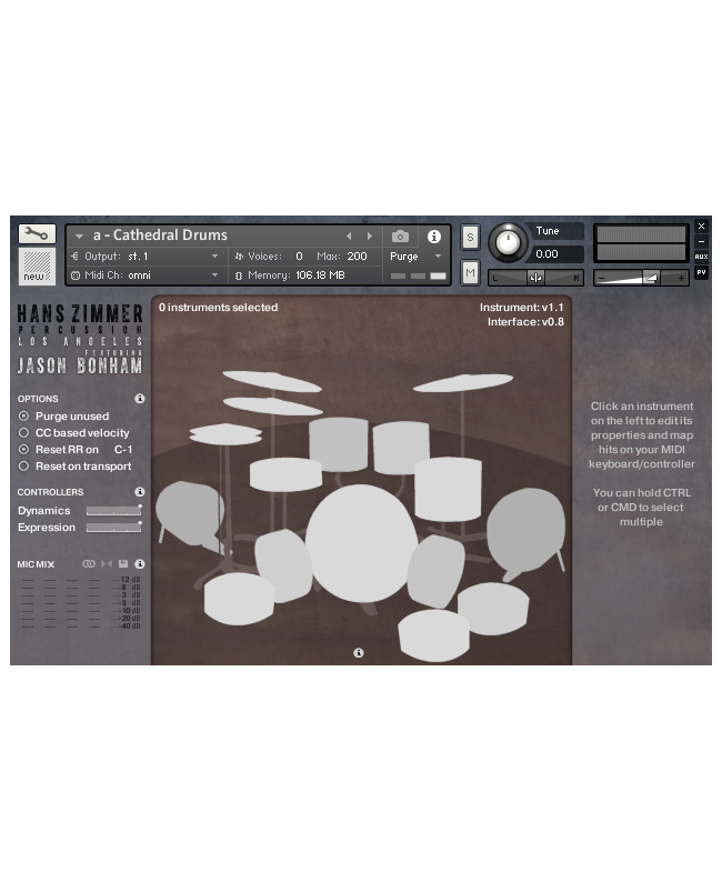 Spitfire Audio Hans Zimmer Drums Virtuelle Instrumente & Sampler
