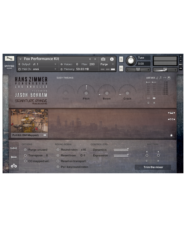 Spitfire Audio Hans Zimmer Drums Virtuelle Instrumente & Sampler