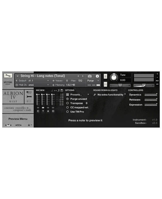 Spitfire Audio Albion IV Uist Virtuelle Instrumente & Sampler