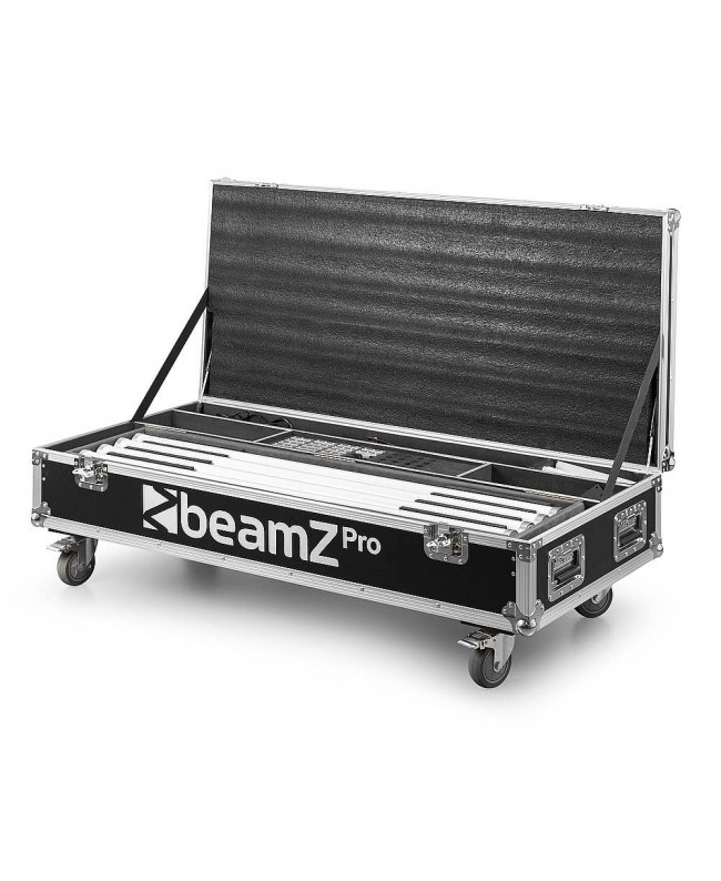 beamZ Zeus Tube 8-teiliges Set im Flightcase Batteriebetriebene Leuchten