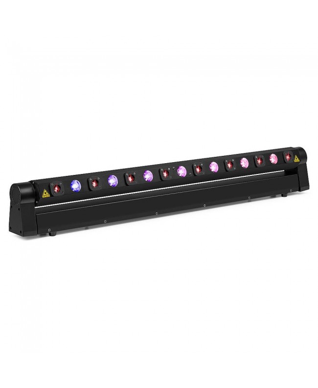 beamZ Hyaden Mov.Bar 8xLaser 8xRGBW LED Barre LED