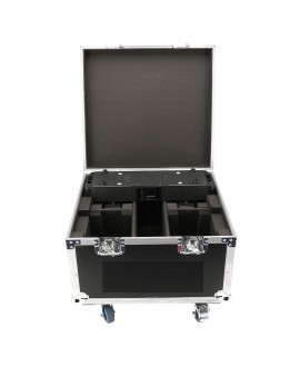 beamZ FCFTB Flightcase 2x FUZE Twin Bar Cases for spotlights