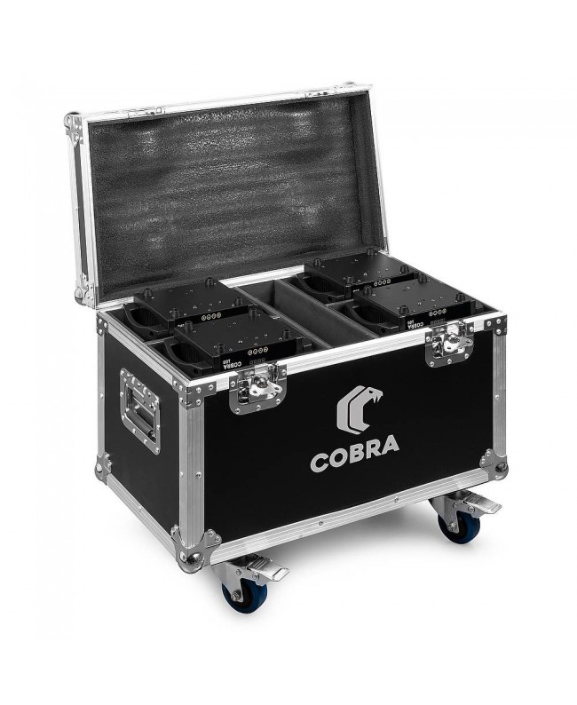 beamZ FC4COBRA flightcase 4 pcs COBRA Cases for moving lights