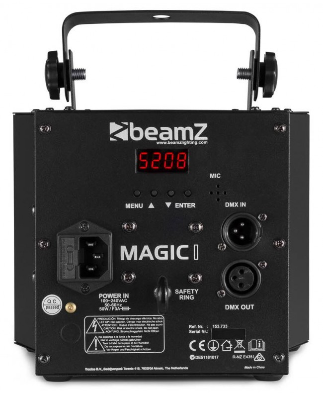 beamZ Magic1 9x3W 6x2in1 Strobe DMX LED Effekte