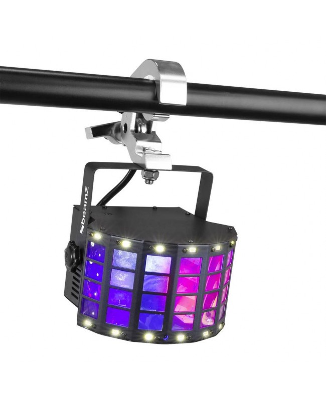 beamZ DerbyStrobe 4 x3W RGBW DMX IRC LED Effects