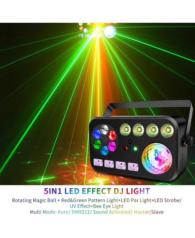 beamZ Shimmer 4 Multi DJ Effect DMX IR Effetti LED