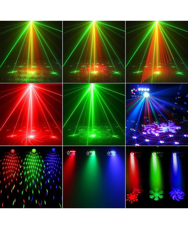 beamZ Shimmer 4 Multi DJ Effect DMX IR Effetti LED