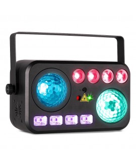 beamZ Shimmer 6 Multi DJ Effect DMX IR LED Effects