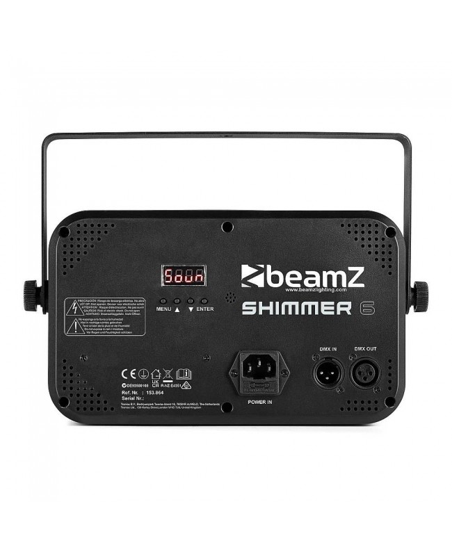 beamZ Shimmer 6 Multi DJ Effect DMX IR LED Effects