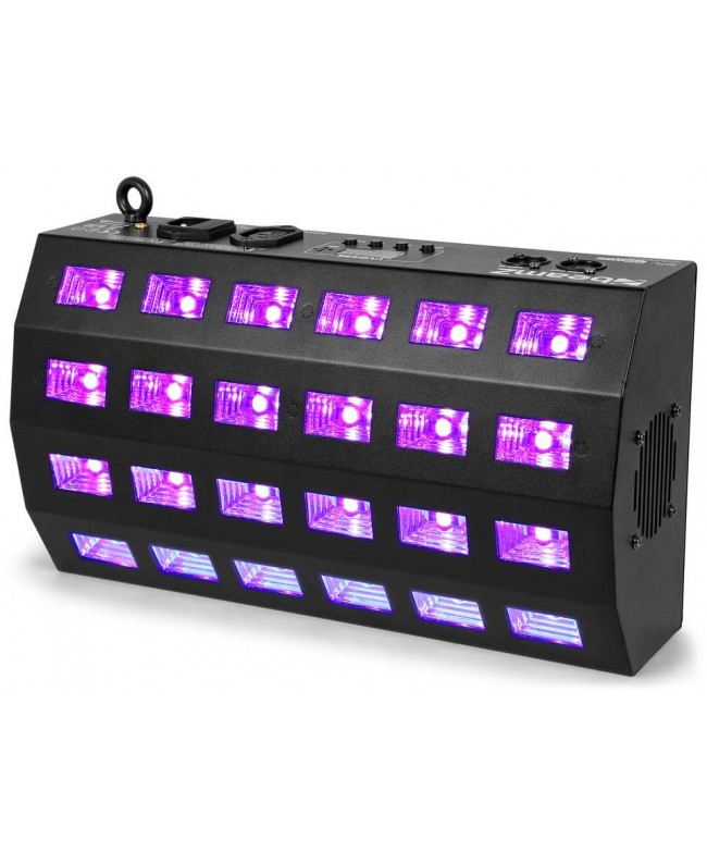 beamZ Flood24UV 24x3W UV 4 ch, DMX Blacklight