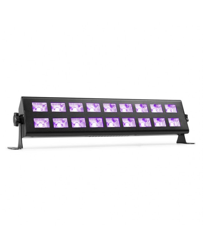 beamZ BUV293 UV-Leiste 2x 9 LEDs Schwarzlicht